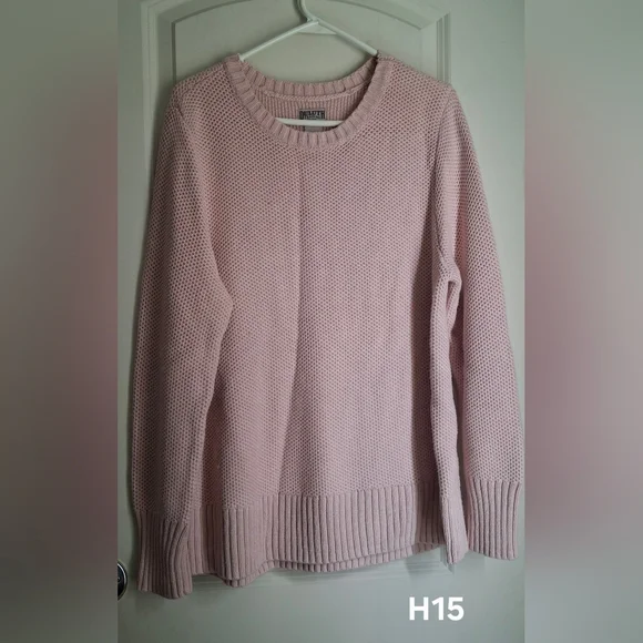 Duluth Trading Pink Knit Sweater XL - Picture 2 of 9